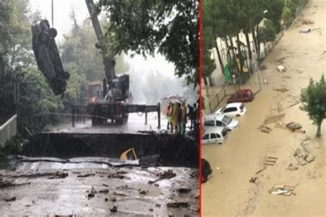 Bart N Sinop Samsun Ve Kastamonu Da Sel Felaketi Mahsur Kald Lar