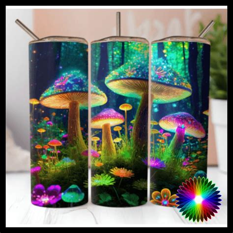 20oz Skinny Sublimation Tumbler Wrap Print Butterflies Knight HTV