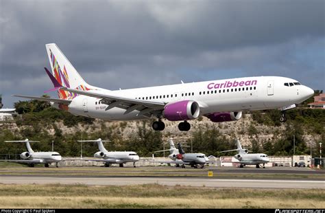 9Y BAR Caribbean Airlines Boeing 737 8 MAX Photo By Paul Spijkers ID