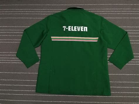 Vintage 7 Eleven japan uniform unisex XL 7113, Men's Fashion, Tops ...