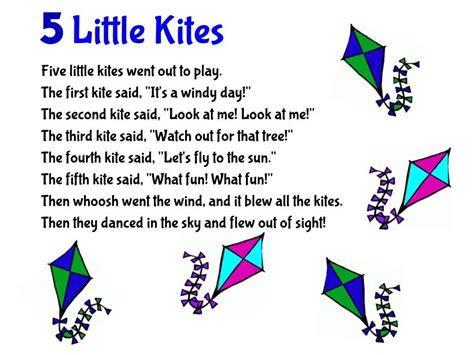 5 Little Kites Song Perfect For Little Toddlers And Preschoolers Make