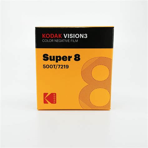 Kodak Vision3 500T Colour Negative Super 8 7219 – Beau Photo Supplies Inc.