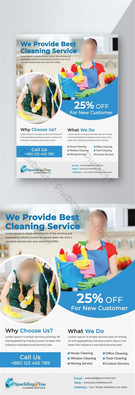 Flyers For Cleaning Business Templates – PARAHYENA