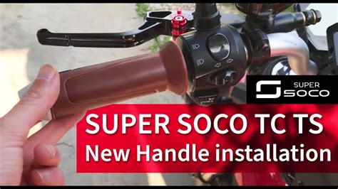 Super Soco TC TS Beige Handle The Installation Project EMONSTER