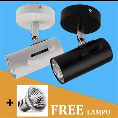 Lampu Spotlight Rell Plafon E Lampu Sorot Spotlight E Fiting Lampu