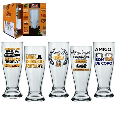 Copo Munich Pilsen Ml Cerveja Chopp Amigo De Buteco