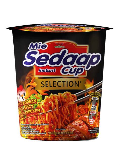 Sedaap Mie Instant Korean Spicy Chicken 81g Klikindomaret