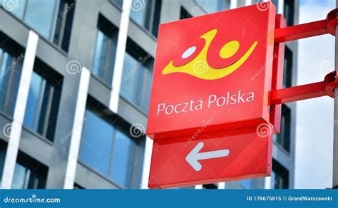 Sign Poczta Polska. Company Signboard Poczta Polska Editorial Image ... 