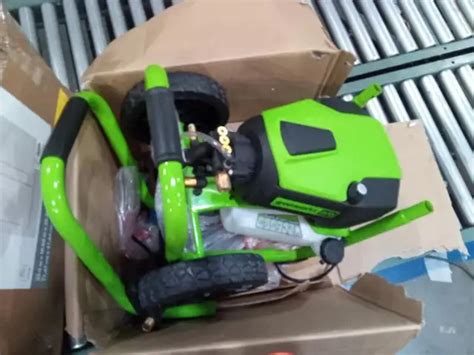 Greenworks Pro 3000 Psi 2 Gallons Cold Waterelectric Pressure Washer Allsurplus Pittston