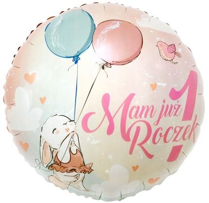 Balon Foliowy Na Urodziny Mam Ju Roczek Allegro Pl