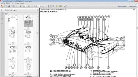 Manuales De Taller De TOYOTA TOYOTA COROLLA Motor 4A FE Gasolina L4 1