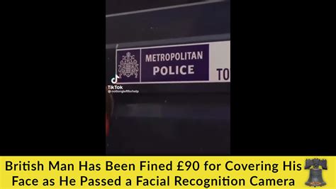 British Man Has Been Fined £90 For Covering His Face As He Passed A