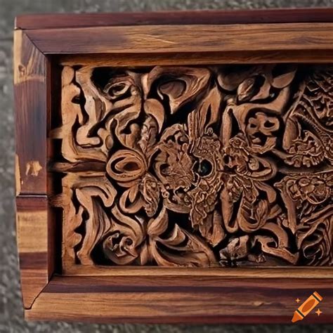 Thuya Wooden Hand Carved Multipurpose Keepsake Jewelry Box On Craiyon