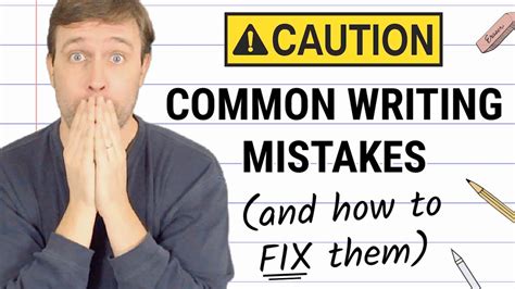 8 Common Writing Mistakes AND HOW TO FIX THEM YouTube