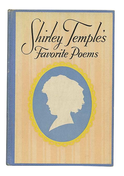 Shirley Temple S Favorite Poems Book With Autograph