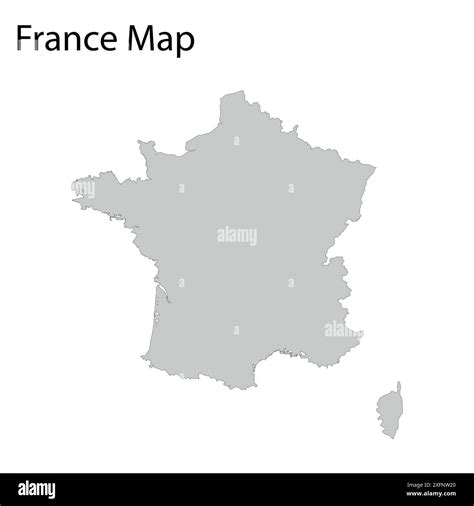 Map Of France France Map Europe Outline Map Of France High Detailed