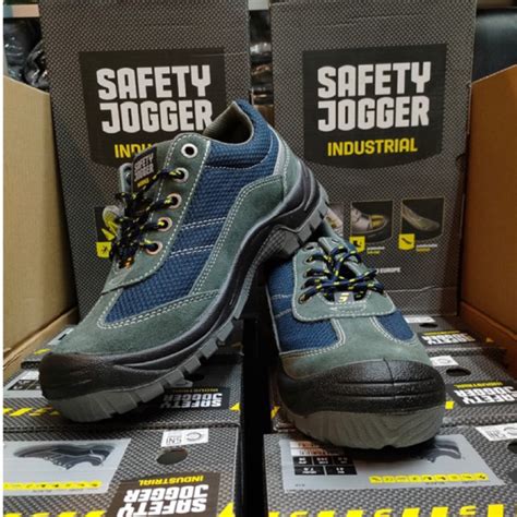 Jual Sepatu Safety Shoes JOGGER GOBI NAVY Original Nyaman Sepatu