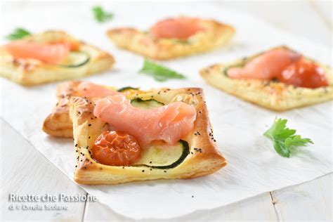 Sfogliatine Al Salmone Affumicato Ricette Che Passione Di Ornella Scofano