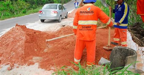 G Estrada Passa Por Obras De Conten O De Rip Rap Em Manaus