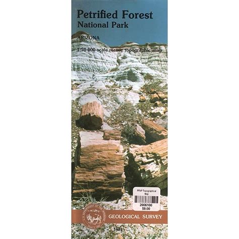 Petrified Forest National Park Topographical Map | PFMA