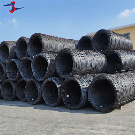 Sae 1008 Carbon Steel Wire Rod 5 5mm 6 5mm Hot Rolled Wire Rod Q195