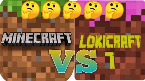 Minecraft Vs Lokicraft Youtube