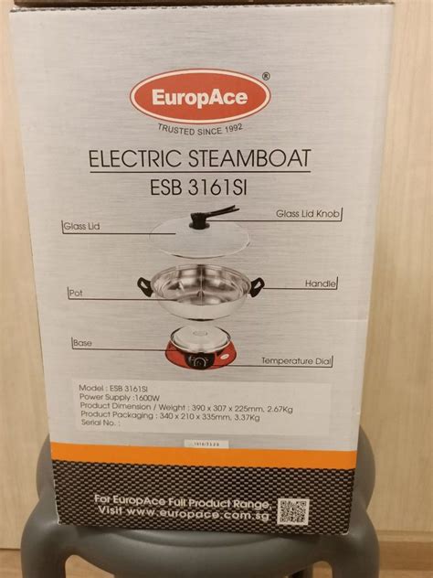 Europace L Electric Steamboat For Cny Tv Home Appliances