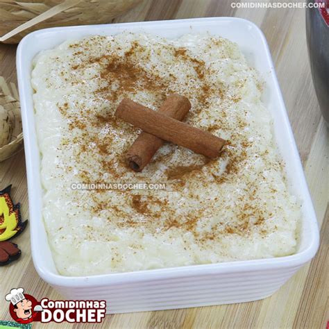 Arroz Doce Gourmet Comidinhas Do Chef