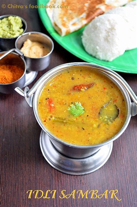 Hotel Idli Sambar Recipe Tamil Nadu Tiffin Sambar Side Dish For