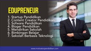 Materi Seminar Eduprenuer Peluang Usaha Bisnis Era Society Pdf