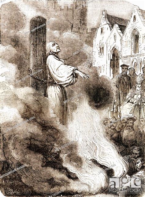 Thomas Cranmer Burned At The Stake