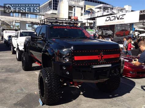 Wheel Offset 2008 Chevrolet Silverado 2500hd Super Aggressive 3 Suspension Lift 9 Custom Rims