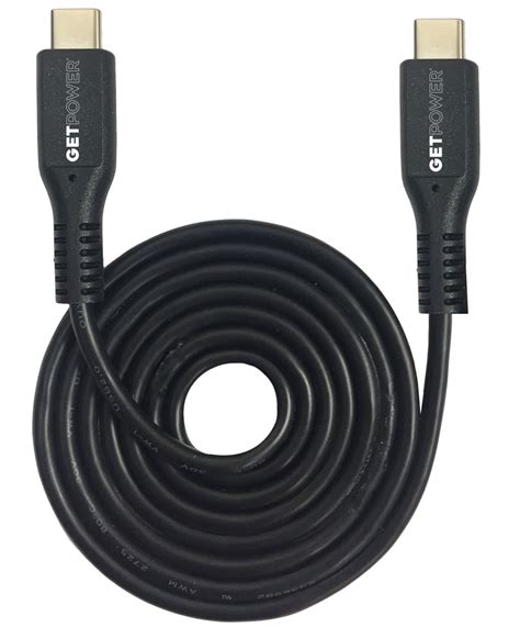 Getpower® 3ft Certified Usb C™ To Usb C™ Pd Optimized 3amp Chargesync Cable Aries