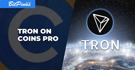 Tron Trx Based Usdt Now Available On Coins Pro Bitpinas