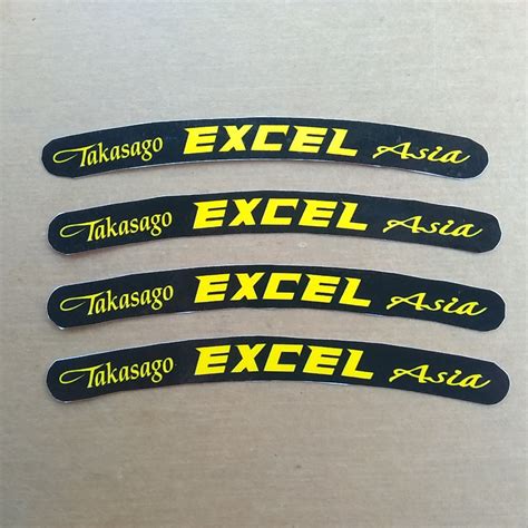 Jual Stiker Sticker Lis Velg Takasago Excel Asia Isi 4 Pcs Shopee