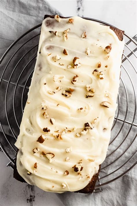 Keto Gingerbread Loaf Cake With Cream Cheese Frosting Green And Keto