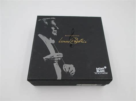 Montblanc Meisterstück Leonard Bernstein 1996 Resina Negra Detalles