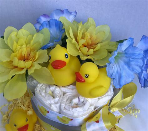 Baby Ducky Diaper Cake Etsy