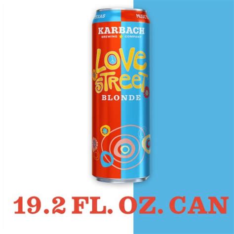 Karbach Brewing Company Love Street Blonde Beer 19 2 Fl Oz Kroger