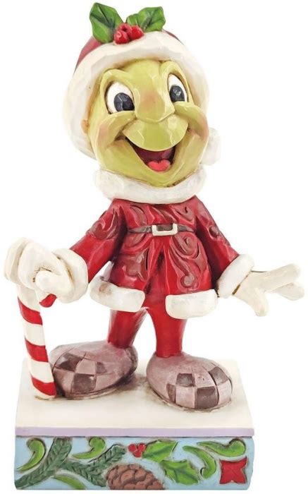 Disney Traditions By Jim Shore 6008986i Jiminy Cricket Santa Figurine