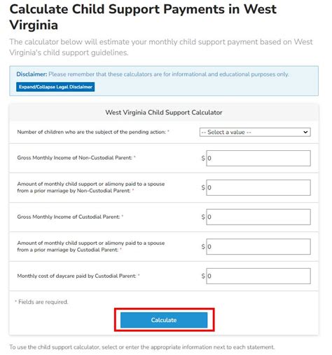 How To Calculate Child Support West Virginia 2024