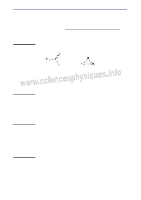 Exercices La Spectroscopie Rmn