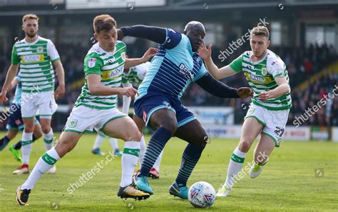 Adebayo Akinfenwa Wycombe Wanderers Battles Ball Editorial Stock Photo ...