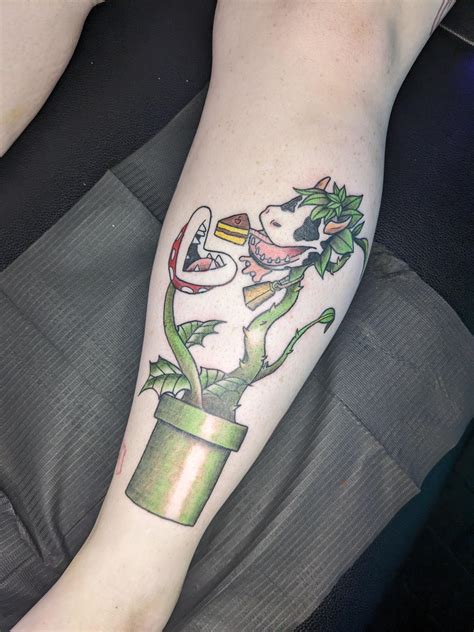 Cowplant + Piranha Plant tattoo : r/thesims