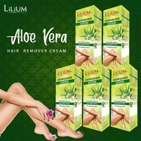 Buy Lilium Aloe Vera Hair Removal Cream 50g Pack Of 5 Online At Low Prices In India