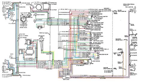 A Detailed Wiring Diagram For The 1956 Chevrolet