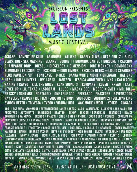 Lost Lands Reveals Enormous 2023 Lineup With SVDDEN DEATH, Subtronics ...