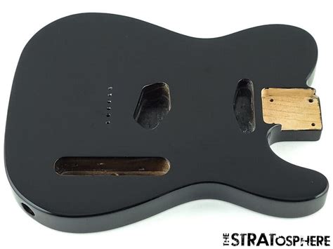 New Replacement Body For Fender Telecaster Tele Alder Black Reverb