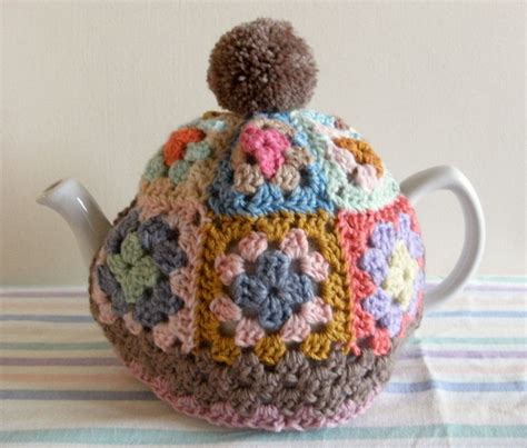 Granny Square Tea Cosy Pattern Tutorial Pdf File Instant