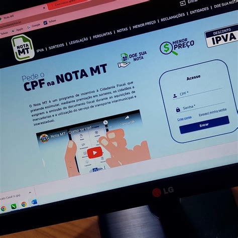 Golpes estão sendo aplicados através do programa Nota MT Popular Online